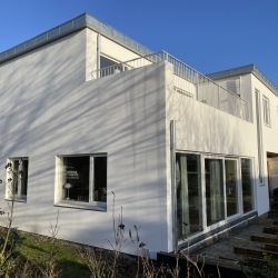 Tagkant med zink inddækning på moderne hus i Odense, Fyn – stilren og vejrbestandig løsning til inddækning tag